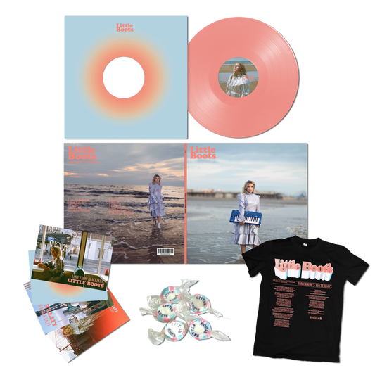 Tomorrow's Yesterdays Bundle (Coral Vinyl, T-Shirt, Postcards, and Rock Candy)